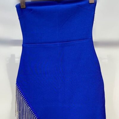 Vestido Faja Azul