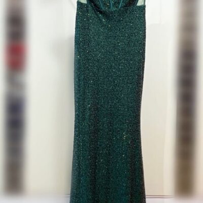 Vestido Sirena Verde, Esmeralda