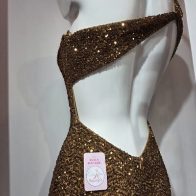 Vestido Elegante Dorado