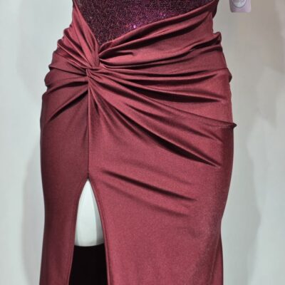 Vestido Elegante Burdeos