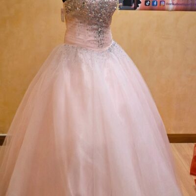 Vestido de Eventos Rosado, Rosa
