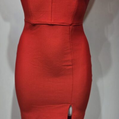 Vestido Midi Rojo