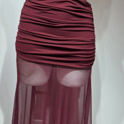 Vestido Elegante Burdeos